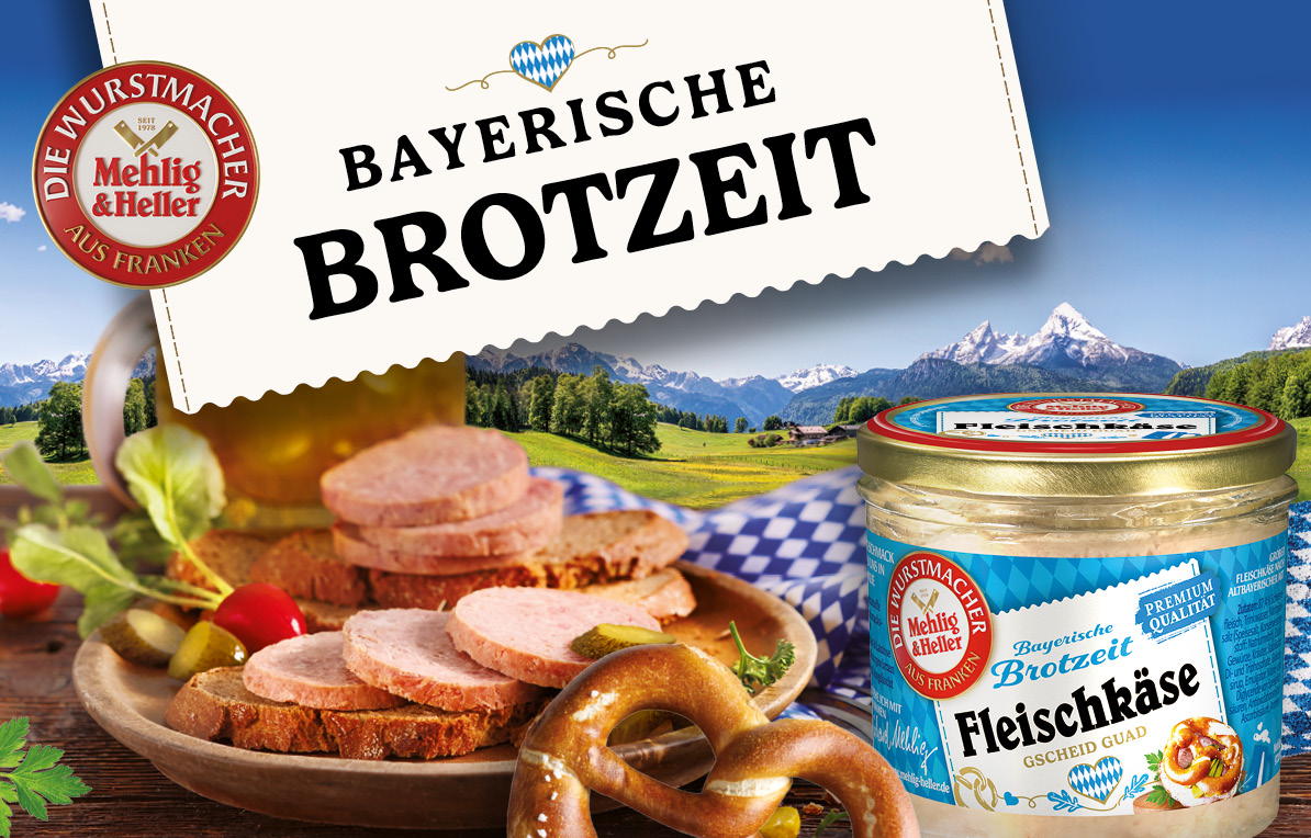 Bayerische Brotzeit Produktübersicht von Mehlig und Heller
