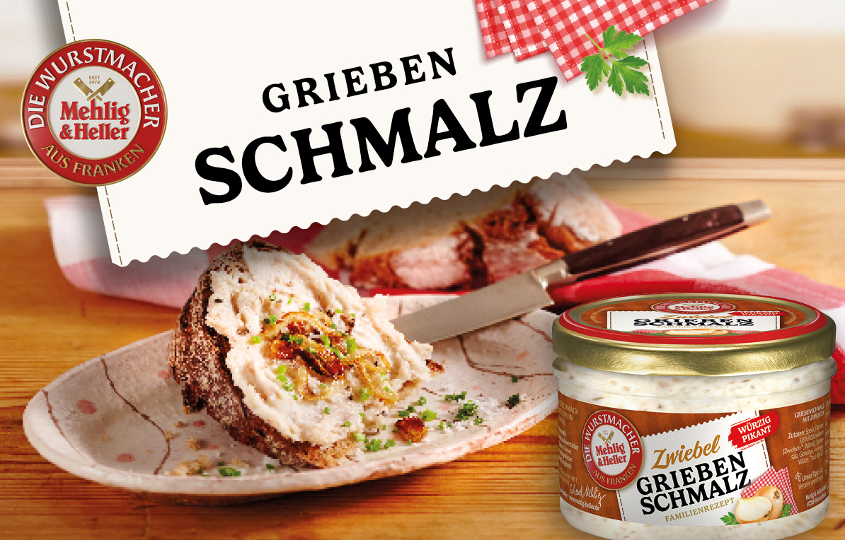 Griebenschmalz Produktübersicht von Mehlig und Heller