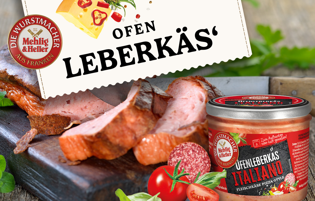 Ofenleberkäs' Produktübersicht von Mehlig und Heller