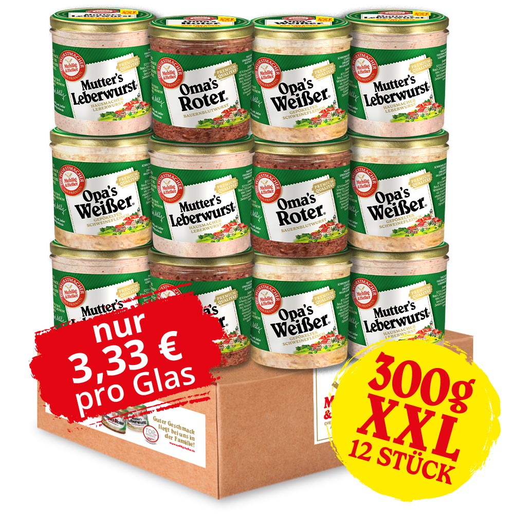 300g XXL Edition 12er Paket für Onlineshop